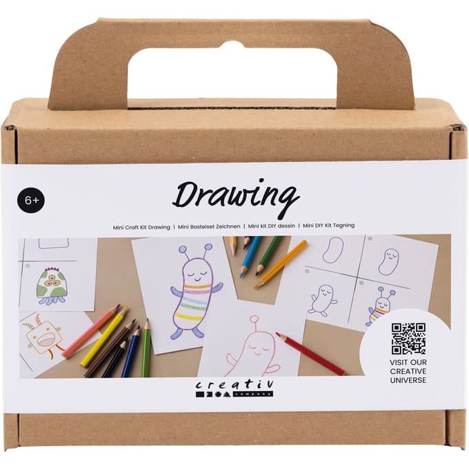 CC Mini Craft Kit Drawing, Monsters, 1 pack
