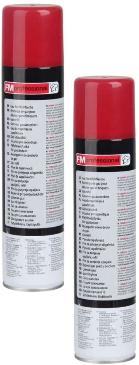 Set van 2 navullingen gas 300 ml FM Professional