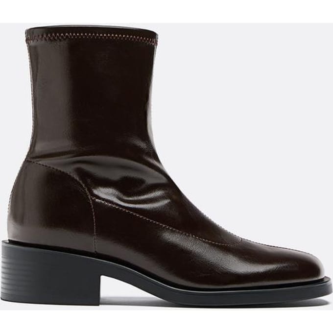 Stradivarius Stretch enkellaarsjes  BRUIN 36
