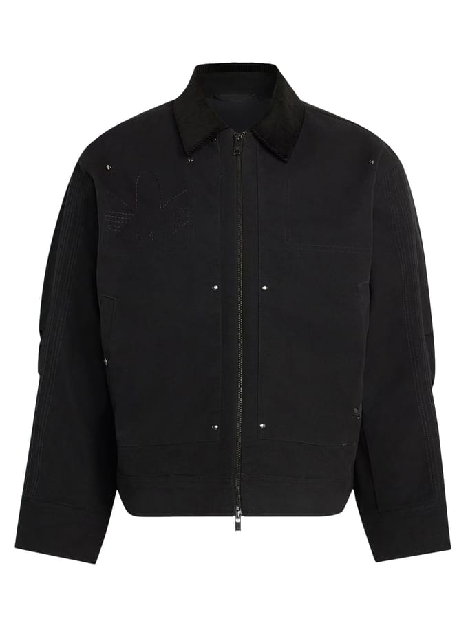 Adidas Premium Essentials Bomber Jacket Jassen Heren - Zwart - Maat M - Katoen Jersey