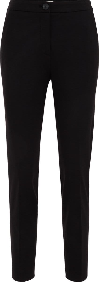 WE Fashion Dames slim fit pantalon met stretch