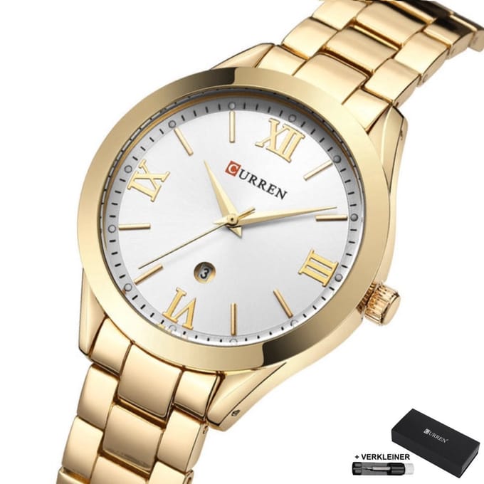 Curren - Dames - Horloge - 30 mm - Goudkleurig