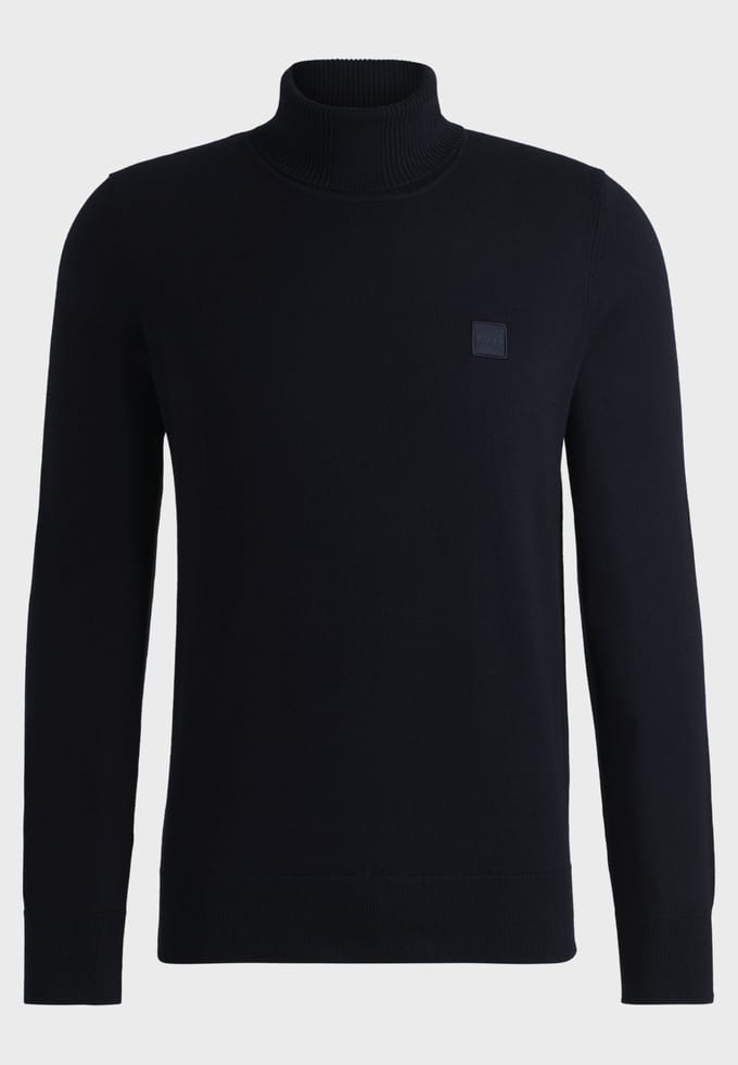 BOSS Coltrui Akiro Navy - Maat L - Heren - Pullovers