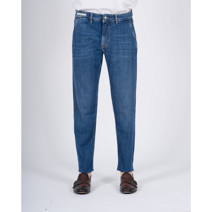 jeans man blauw denim