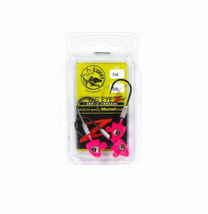 Tackle Tactics TT Big EyeZ Tête plombée 1/4oz 3/0 Rose Argent EyeZ (5048) yellow
