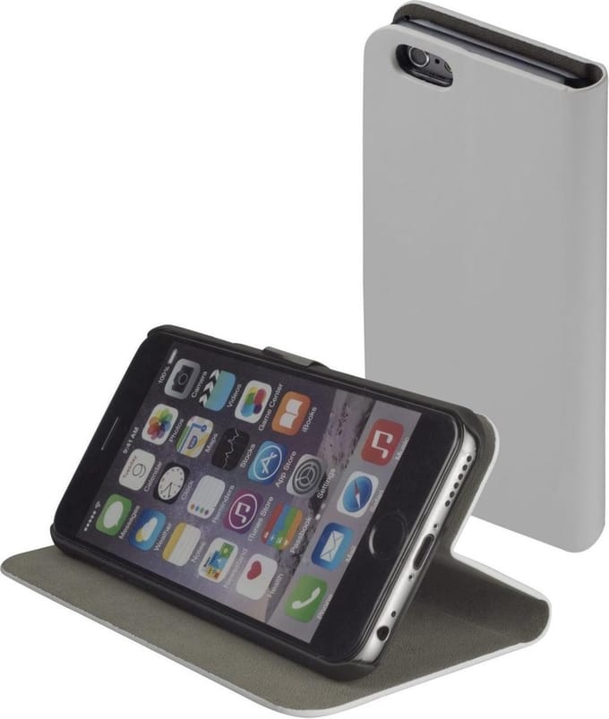 Wit slim booktype voor de iPhone 6