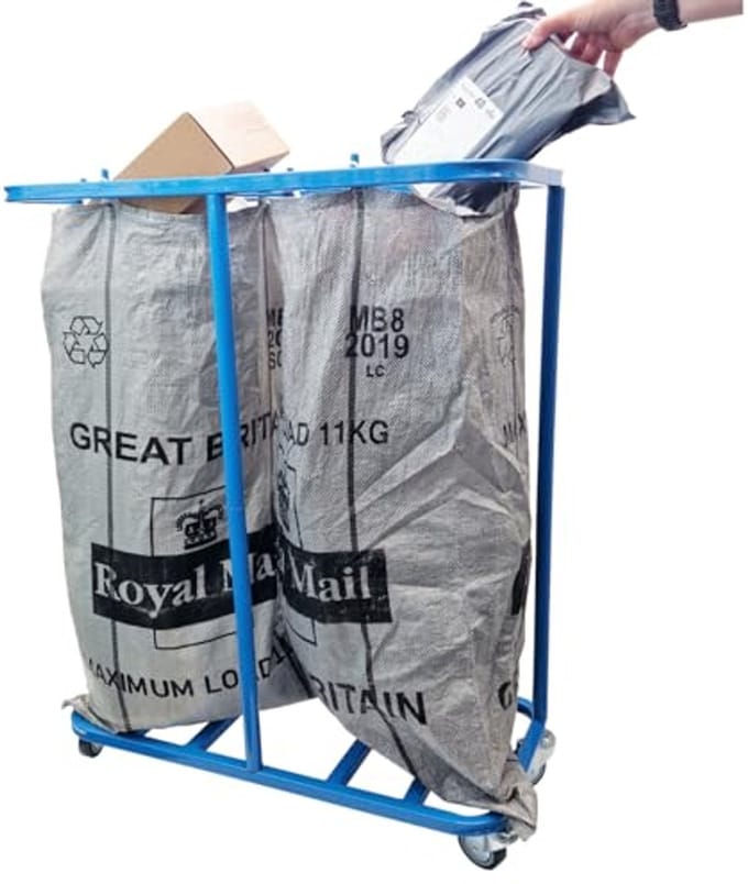 Dubbele Postzak Sorteren Trolley