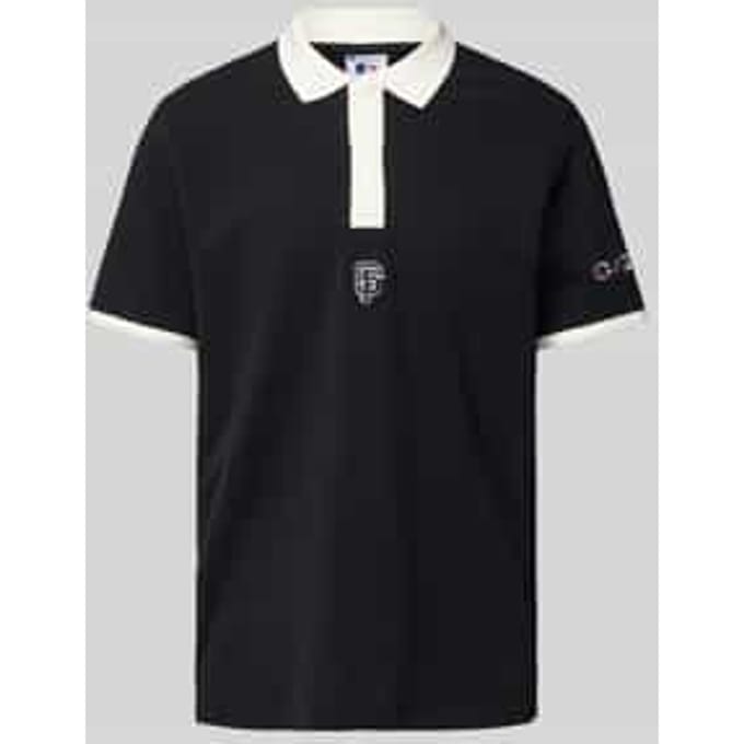 Poloshirt met labelstitching