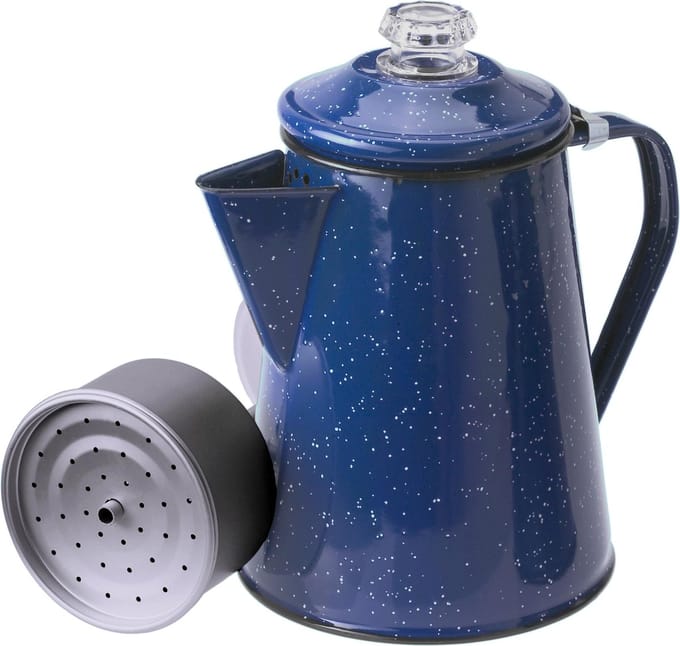 GSI Outdoors Percolator Koffiezetter - 8 Kopjes, Blauw