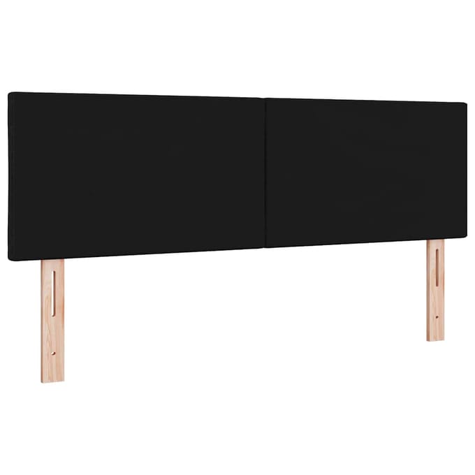vidaXL - Hoofdbord - Zwart - 144 - cm - Stof