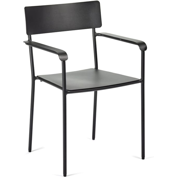 Serax Vincent Van Duysen August armstoel compact 49x48x85 zwart