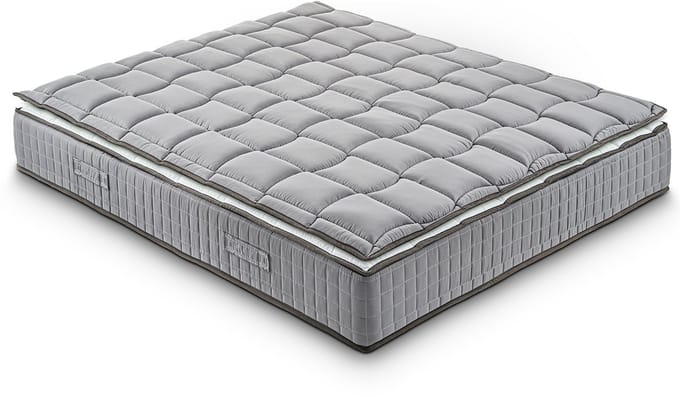 iLoveSleep - Matras ELITE - 90x200 cm, Traagschuim met Koudschuim Matras - Dikte 24 cm