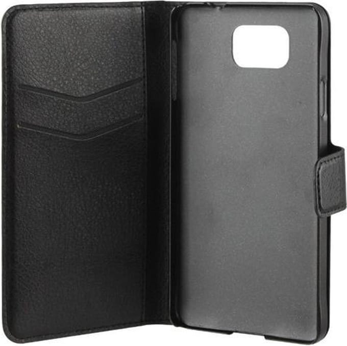 Xqisit Slim Wallet Case voor de Galaxy Alpha - zwart