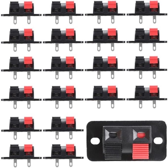 Allecto - Speaker Terminal Block - 2-Weg - Klemverbinder voor
