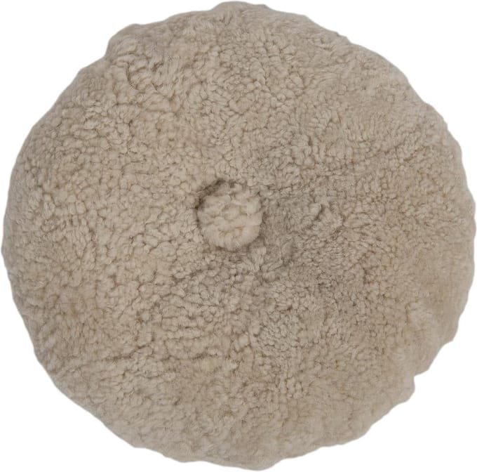 Sheepskin House - Rond Kussen - Dubbelzijdig - D40 cm