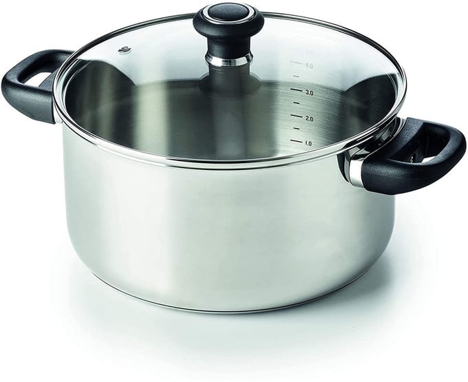 16cm roestvrijstalen braadpan + deksel - beka - 12031164