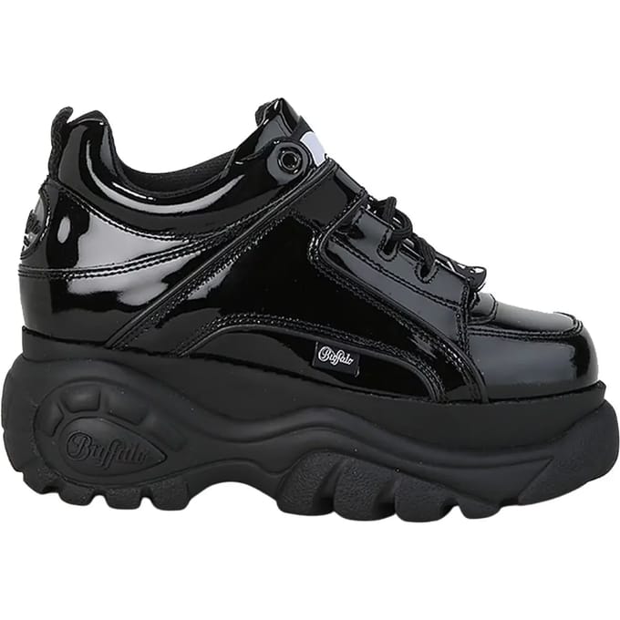 Buffalo London 2.0 Patent Vrouw Zwarte Trainers