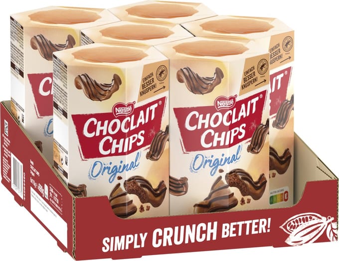 Choclait Chips Melkchocolade - 6 doosjes x 115g
