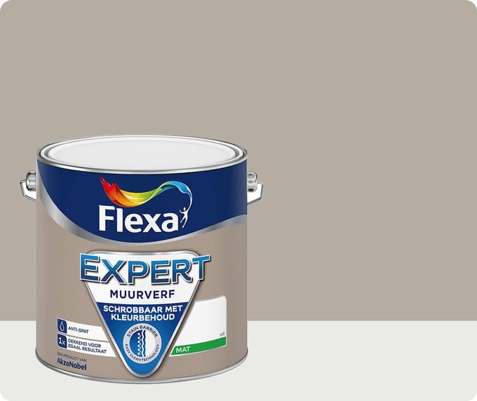 Flexa Expert Muurverf Beigebruin 2.5 L