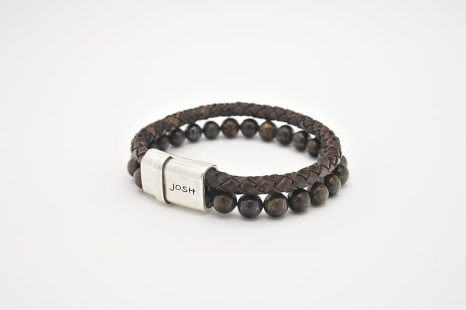 Josh-9286-Armband-Bruin-Heren-21,5cm
