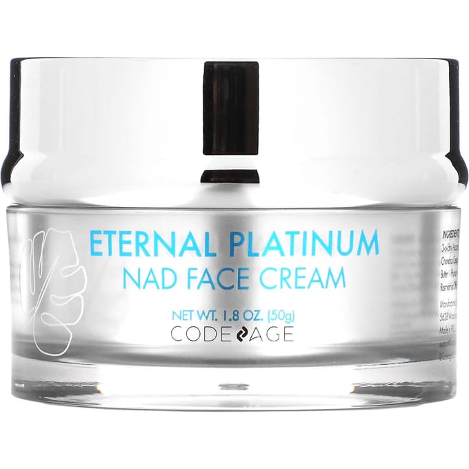 Codeage, Eternal Platinum NAD Face Cream, 1.8 oz (50 g)