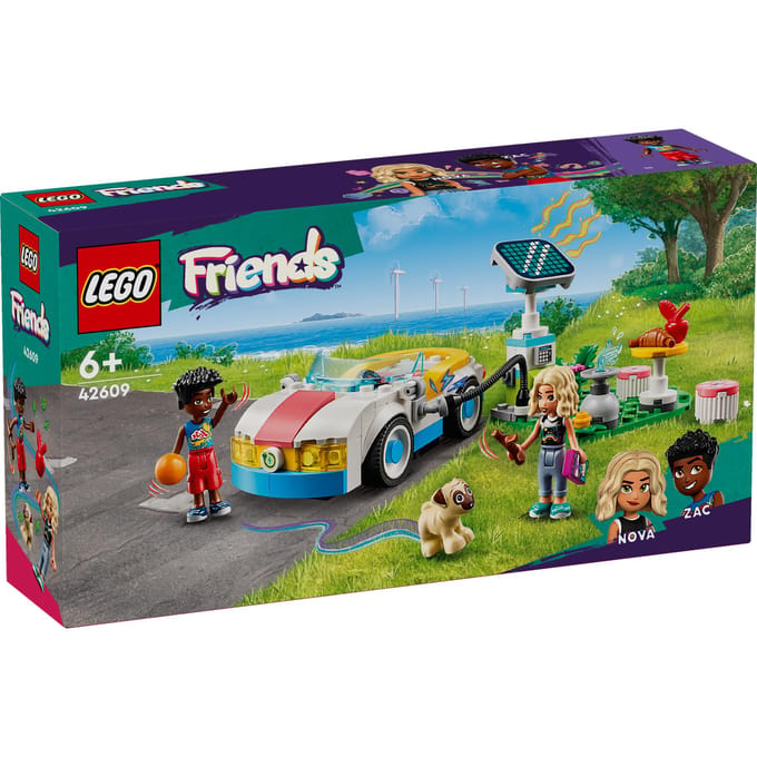 LEGO 42609 Elektrische auto en oplaadpunt Speelgoed Voertuig Set Voor Meisjes en Jongens