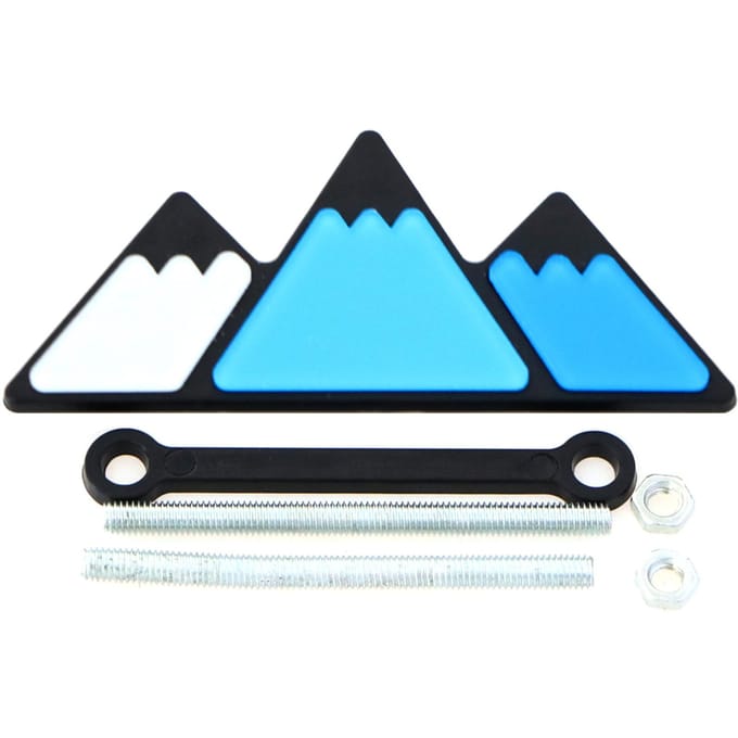 Badge de calandre, étiquette de décoration de remplacement pour 4Runner Tundra Sequoia Rav4 Highlander bleu