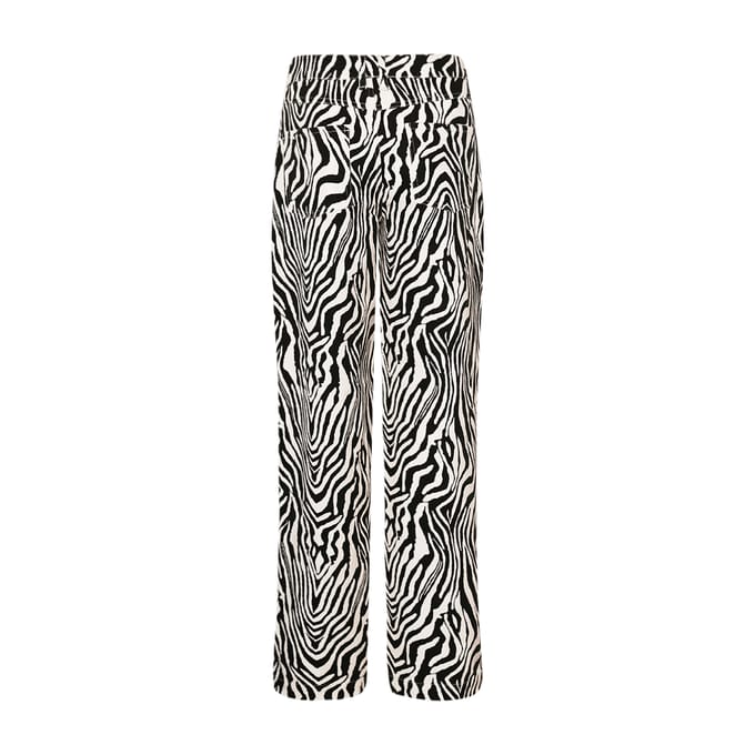 Stormy Jeans in Zwart/Wit