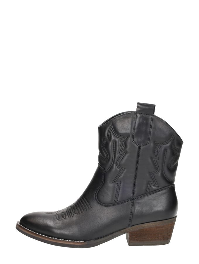 SUB55 Western boots Enkellaarsjes Hak - zwart - Maat 37