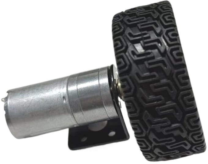 Transmissiemotor - Modelmotor - Modelbouw - Variabele snelheid - 65 mm wiel - Metaal