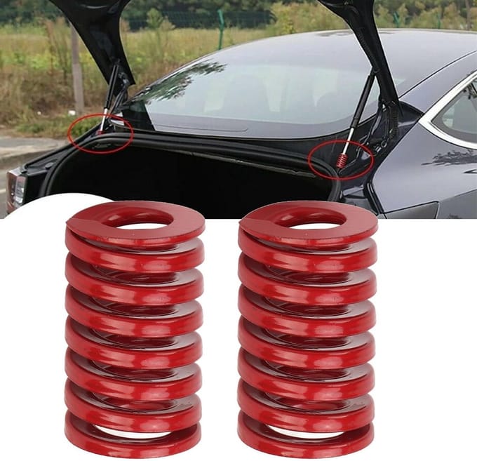 Trunk Tailgate Strut Support Spring, 25mm OD Spiral Stamping Compression Spring Rear Trunk Tailgate Strut Springs Replacement for 2017-2020