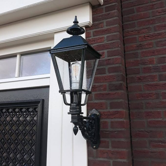 K.S. Verlichting Egmont buitenwandlamp, zwart