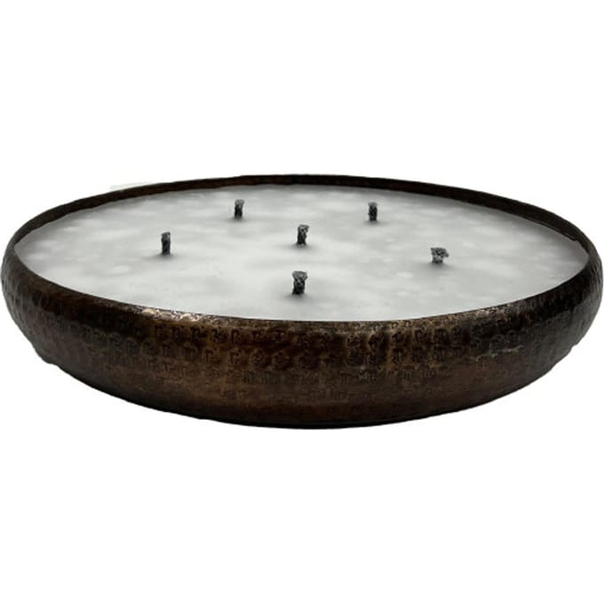 PTMD - Kaars Bunty - Bruin - 43.5x43.5x6.5cm