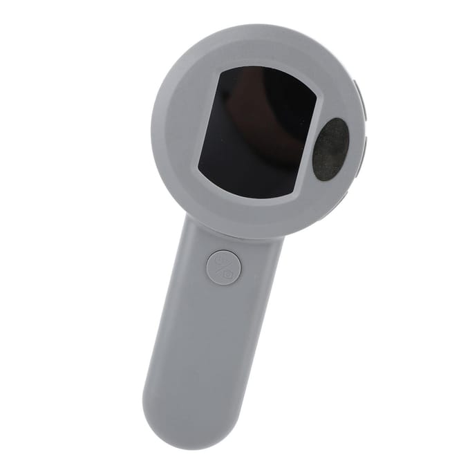 Digitale Vergrootglas 50X met 2 Verlichtingsmodi Handheld 2 inch IPS Scherm Vergrootglas voor Sieraden grijze kleur
