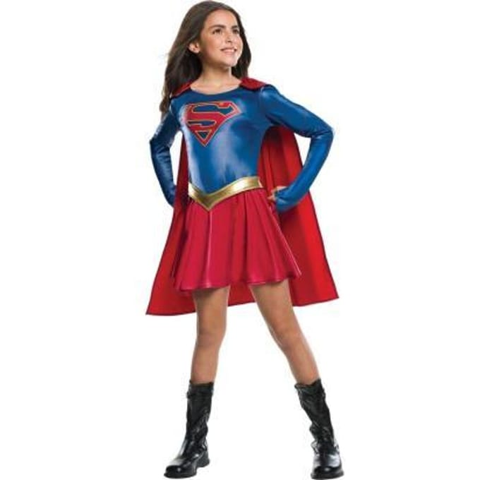Super Heroes Supergirl TV Series Deluxe L Feestkleding