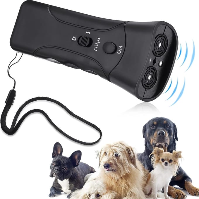 Ultrasone Handheld Hond Repeller en Trainer - Effectief Hulpmiddel tegen Hondengeblaf en Training voor Wandelen en Gedrag