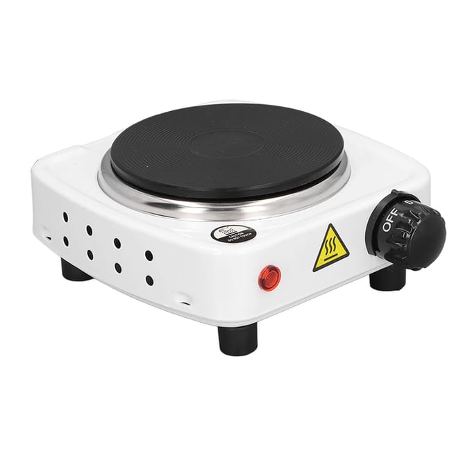 Mini Elektrisch Kookplaatje 500W Multifunctioneel Instelbare Temperatuur Klein Kookplaatje Keuken Aanrecht black