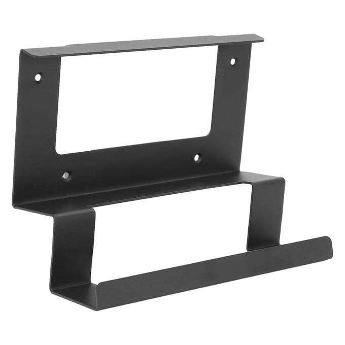 Support Routeur Mesh 2 en 1 pour Support Alimentation Gen 3 Kit de Montage en Acier Allié Intégrité du Signal Gain de Place black
