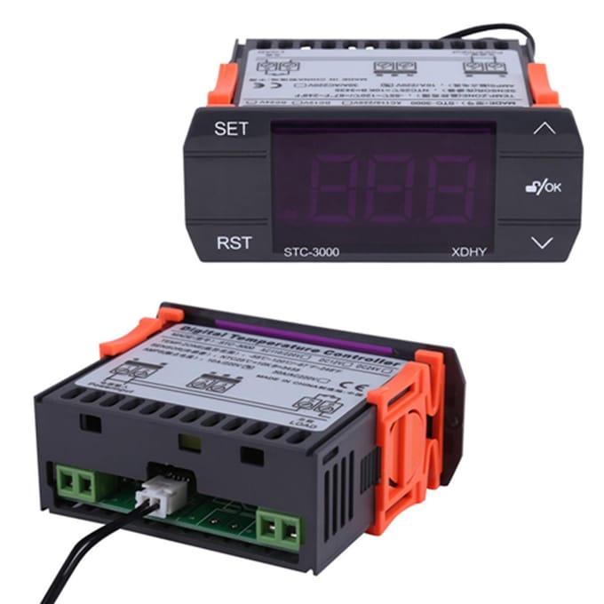 Thermostat numérique tactile STC3000 220 V avec capteur(30A)
