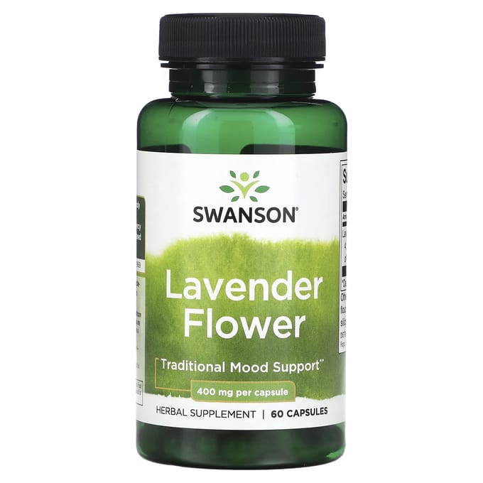 Lavendelbloem, 400 mg, 60 Capsules