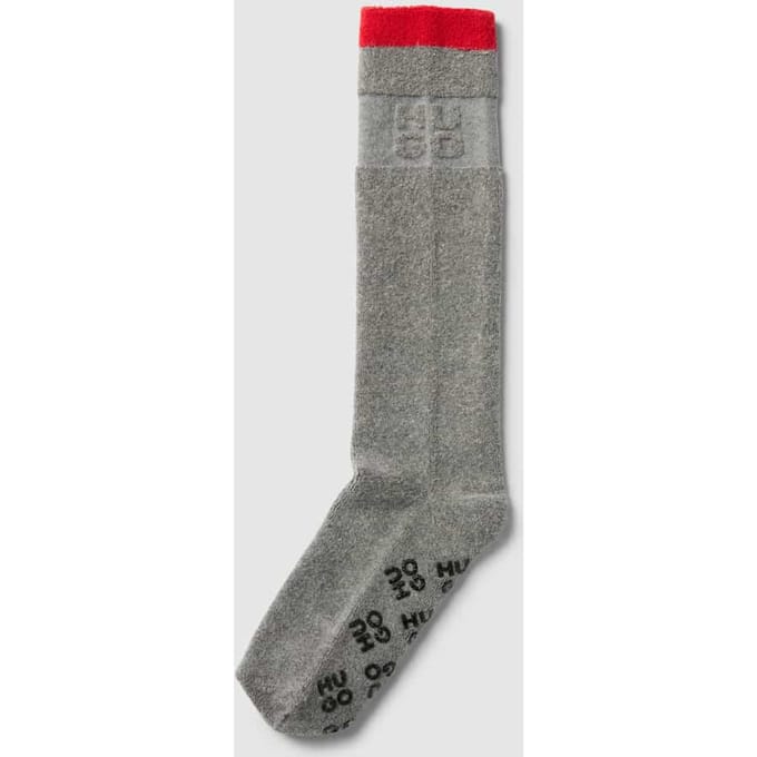Sokken met labeldetails, model 'HOMESOCK'