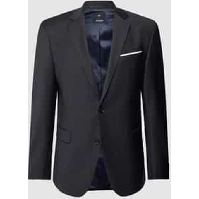 Slim fit 2-knoops colbert met klepzakken