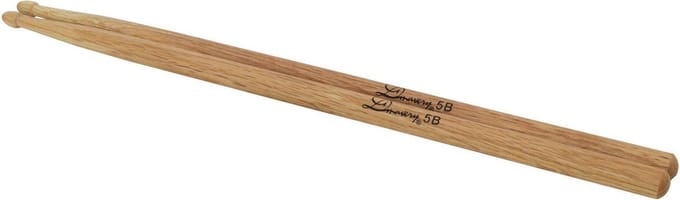 Dimavery DDS-5B Drumstokken - Eiken - Houten tip - Dikte 5B - Drumsticks - 2 Stuks Drumstick / Drumstok