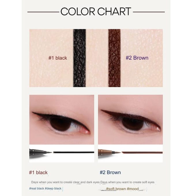 Innisfree Powerproof Pen Liner 0,6 g (7 Opties) Black x 3PCS