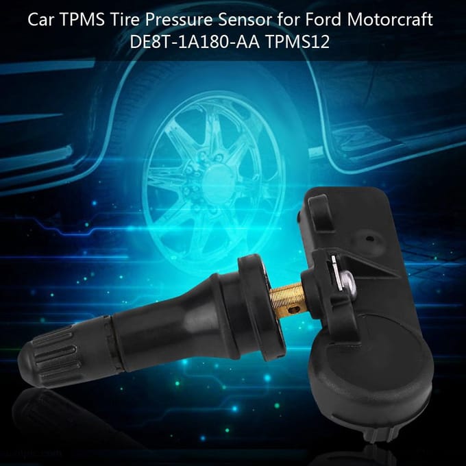 Auto TPMS Bandenspanningscontrolesysteem Sensor 315hmz voor Motorcraft DE8T?1A180?AA TPMS12 black