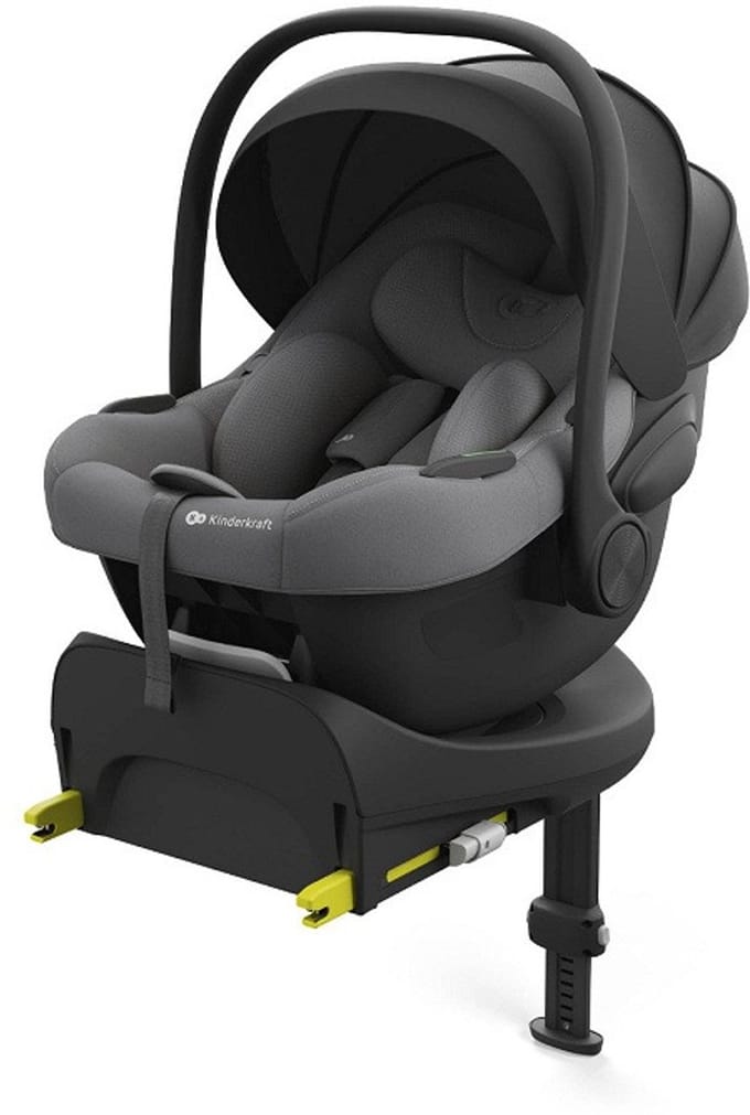Kinderkraft ENDURA SAFE FX - ISOFIX-base - Draaibaar - Grijs