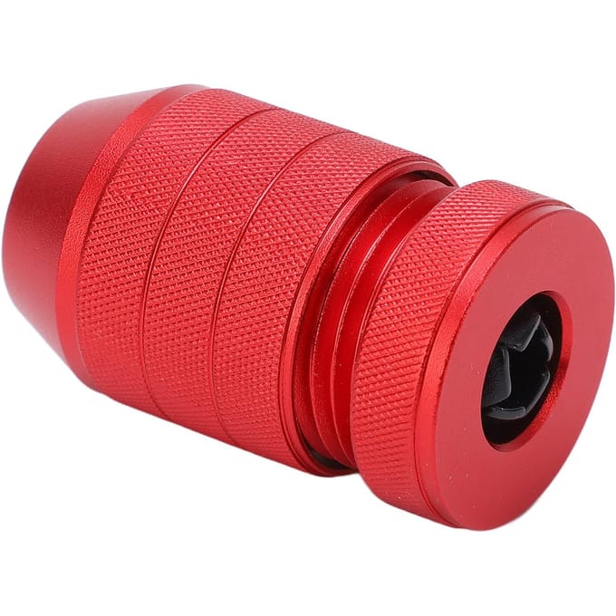 Verstelbare Boorstopkraag Aluminiumlegering Rood Antislip Nylon Binnenring Boorstopkraag voor