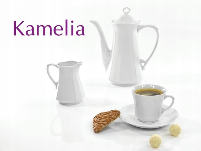 Porseleinen Kopje 250 ml - Camellia Wit