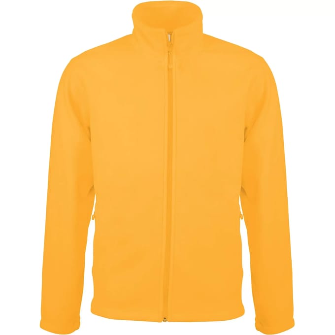 Kariban Microfleece met rits heren K911 - Yellow - M