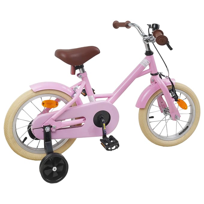 vidaXL - Kinderfiets - 12 - Inch - voor - 2-4 - jaar - oud - Licht - Roze